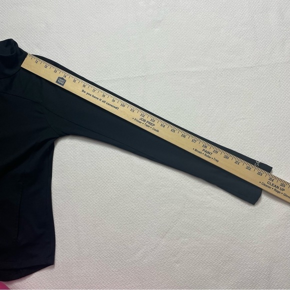 DSG Black Athletic Jacket Rainbow Zipper Girl’s Size Small (8-9) - Picture 9 of 10